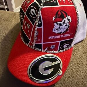 University of Georgia Red Cap with Logo